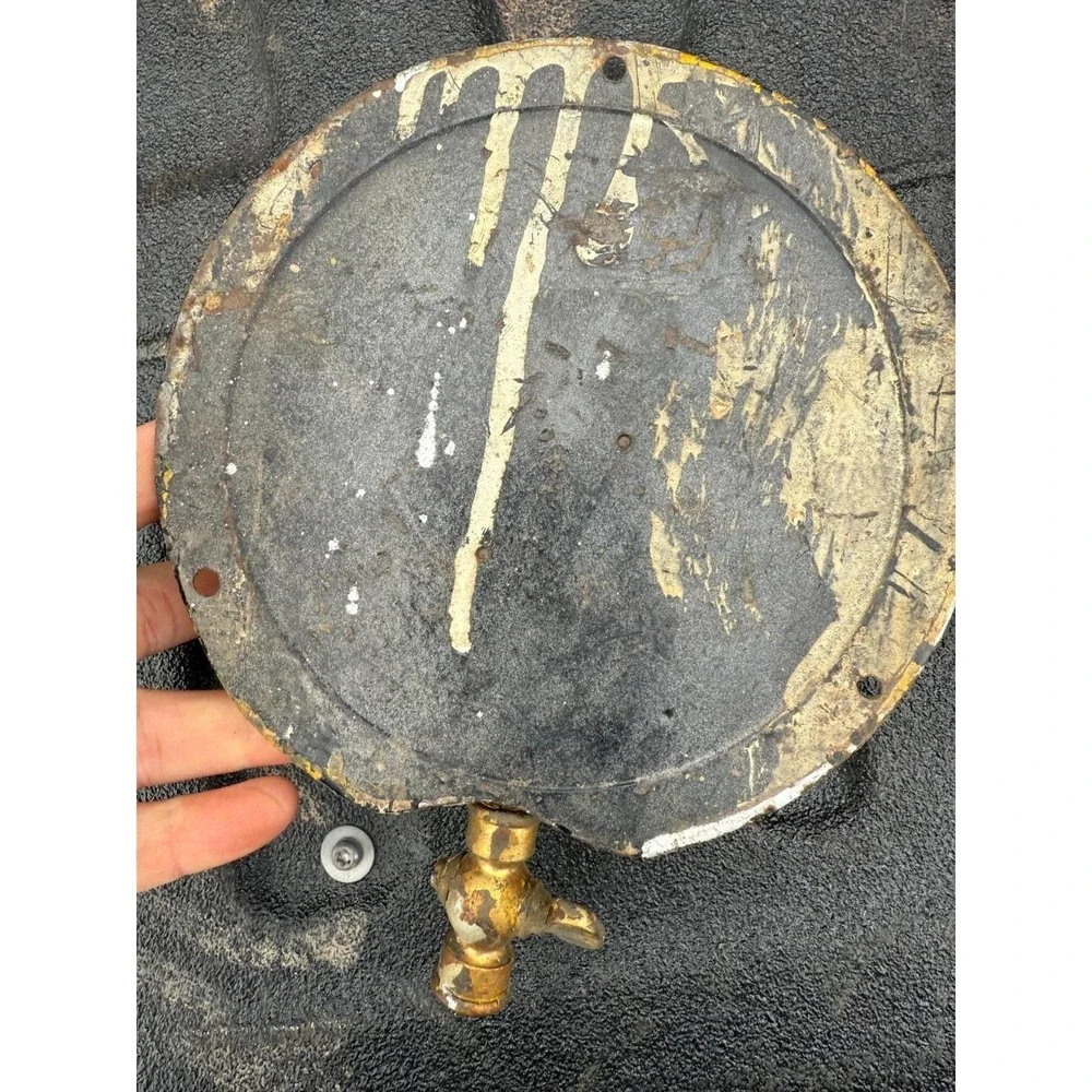 Antique Jas P Marsh Chicago Pressure‎ Gauge 0–150 PSI Steam Industrial Valve